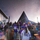 Vikings fans entering their stadium.